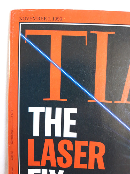 Time magazine The Laser Fix New Ways That lasers Can Improve Your Looks Chechnya`s Boiling Point 01.11.1999 November 1999