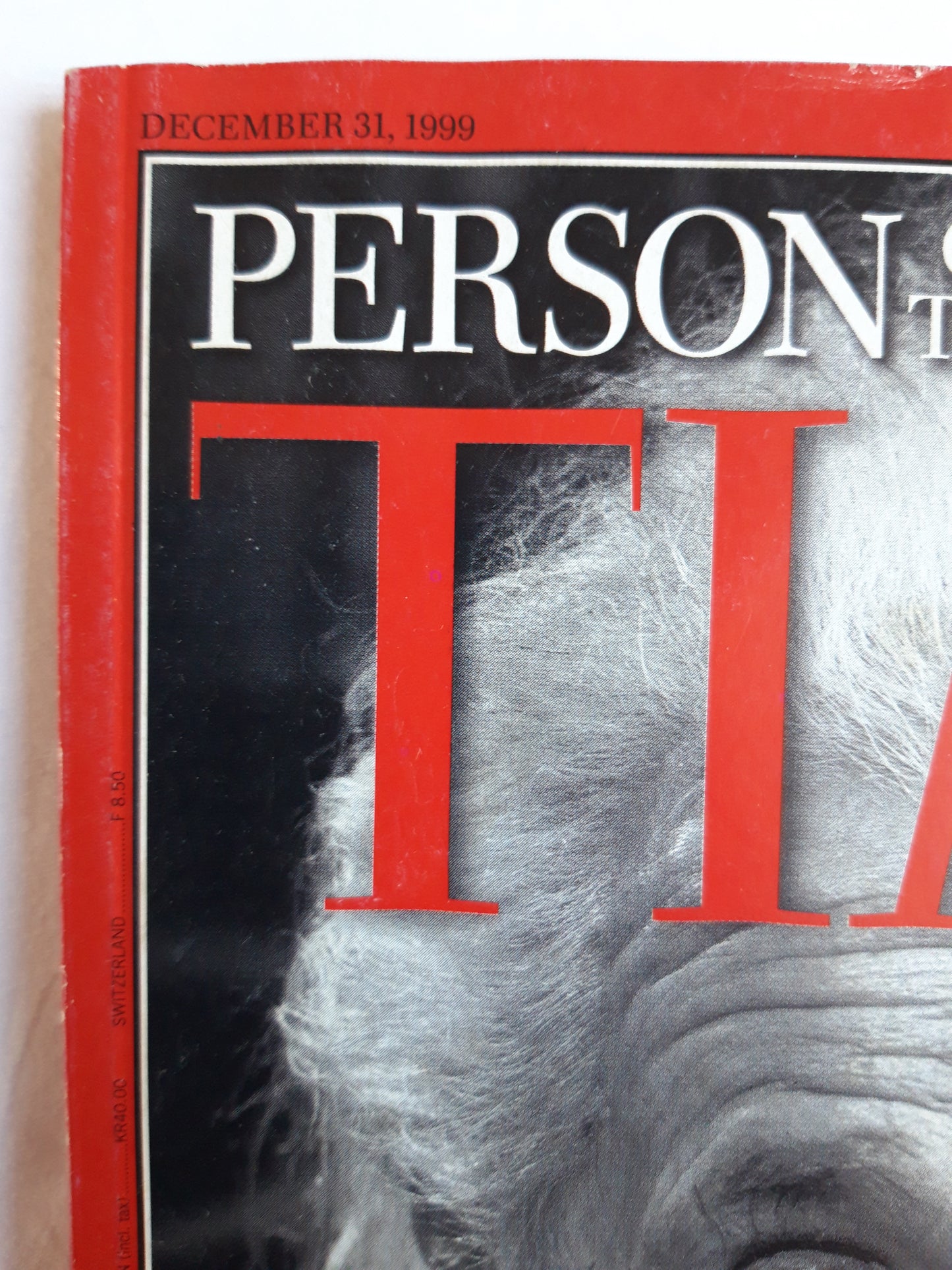 Time magazine Person of the Century Albert Einstein 31.12.1999 Dezember 1999