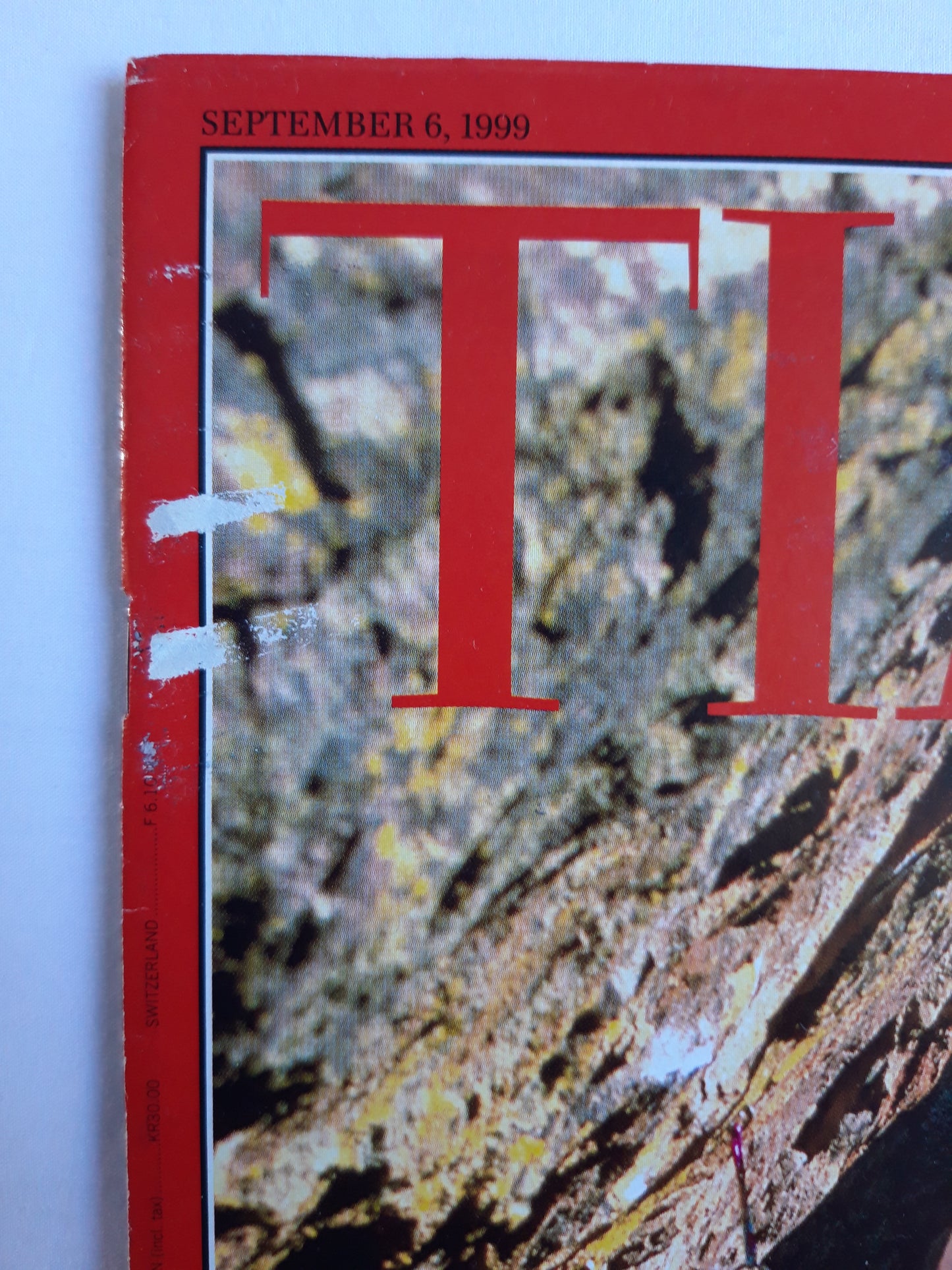 Time magazine Why We Take Risks From extreme Sports to Unprotected Sex Turkey`s Aftershok East Timor Terror 06.09.1999 September 1999