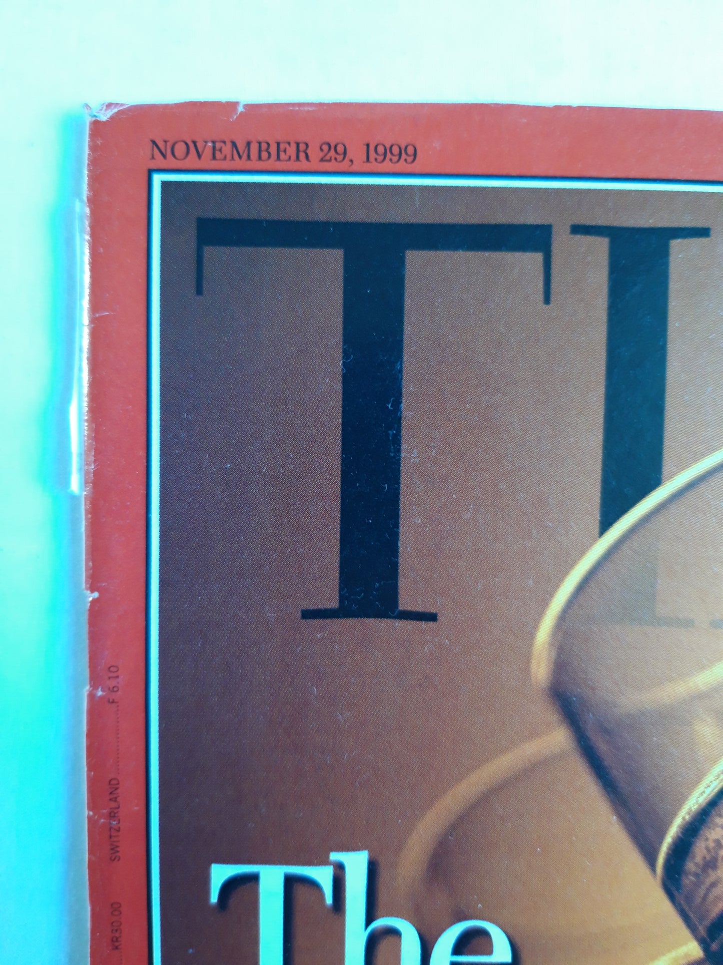 Time magazine The Ultimate New Year`s Eve Time Finance Ireland`s Peace Progress 29.11.1999 November 1999