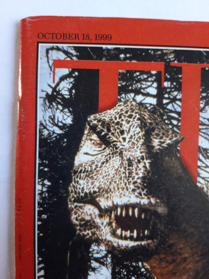 Time magazine JAWS A new documentary brings dinosaurs back to life Fashion Special 18.10.1999 Oktober 1999