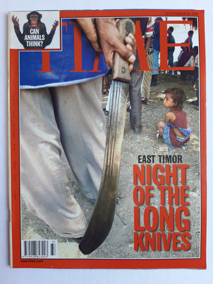 Time magazine East Timor Night Of The Long Knives 20.09.1999 September 1999