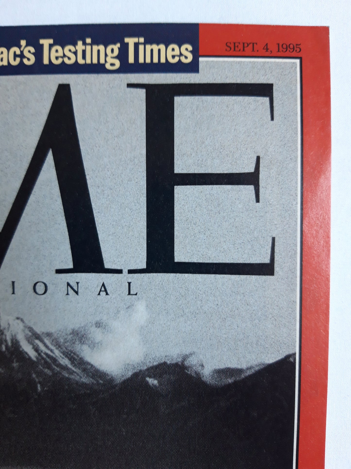 Time magazine The Rape of Siberia Can it be saved by capitalism Rock`s Hall of Fame Chirac`s Testing Times 04.09.1995 September 1995