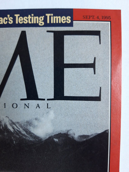 Time magazine The Rape of Siberia Can it be saved by capitalism Rock`s Hall of Fame Chirac`s Testing Times 04.09.1995 September 1995