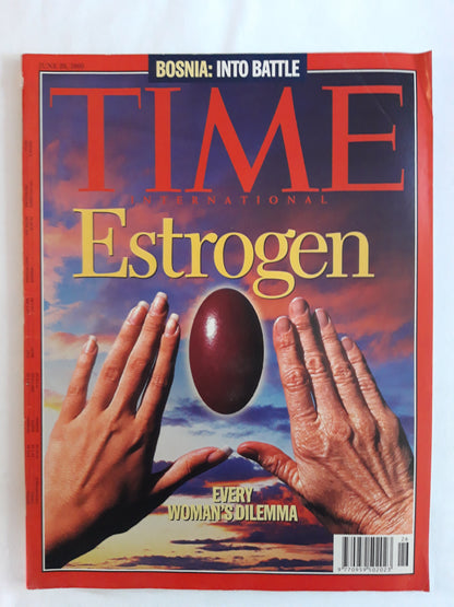 Time magazine Estrogen Every Woman`s Dilemma Bosnia Into Battle 26.06.1995 Juni 1995