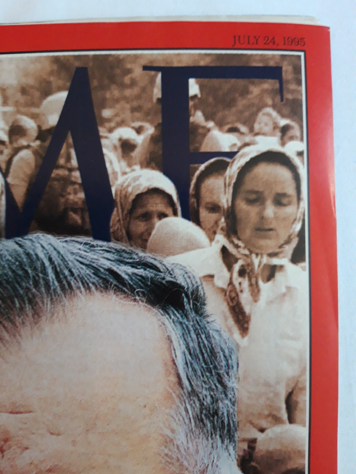 Time magazine At the Helm of Horror Ratko Mladic Bosnian Serb commander 24.07.1995 Juli 1995