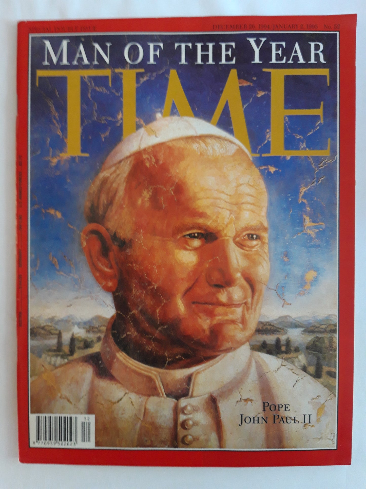 Time magazine Man Of The Year Pope John Paul II 26.12.1994/02.01.1995 Dezember 1994 Januar 1995 No.52