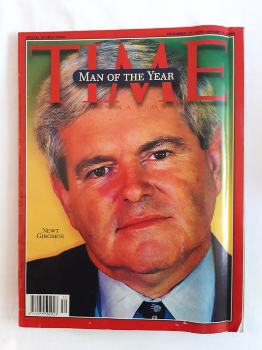 Time magazine Newt Gingrich 25.12.1995/01.01.1996 Dezember 1995/Januar 1996