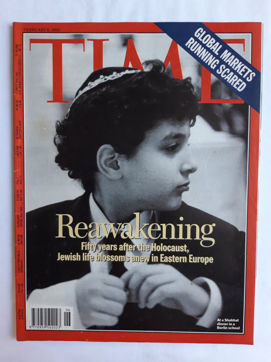 Time magazine Reawakening Fifty years the Holocaust Global Markets Running Scared 06.02.1995 Februar 1995