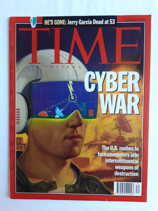 Time magazine Cyber War Jerry Garcia 21.08.1995 August 1995