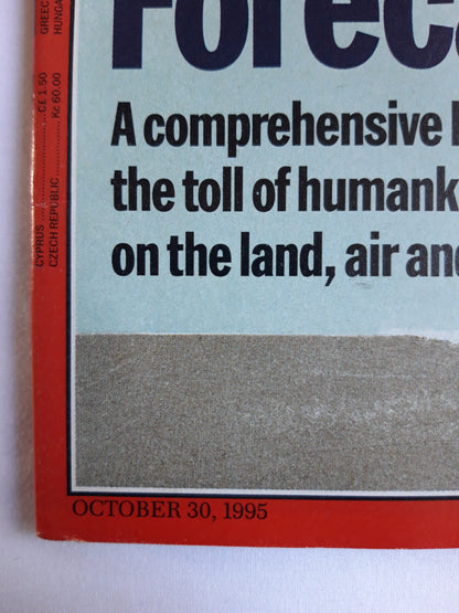 Time magazine State of the Planet Stormy Forecast France The Bomb`s Shock Waves China Jiang Steps Forward 30.10.1995 Oktober 1995