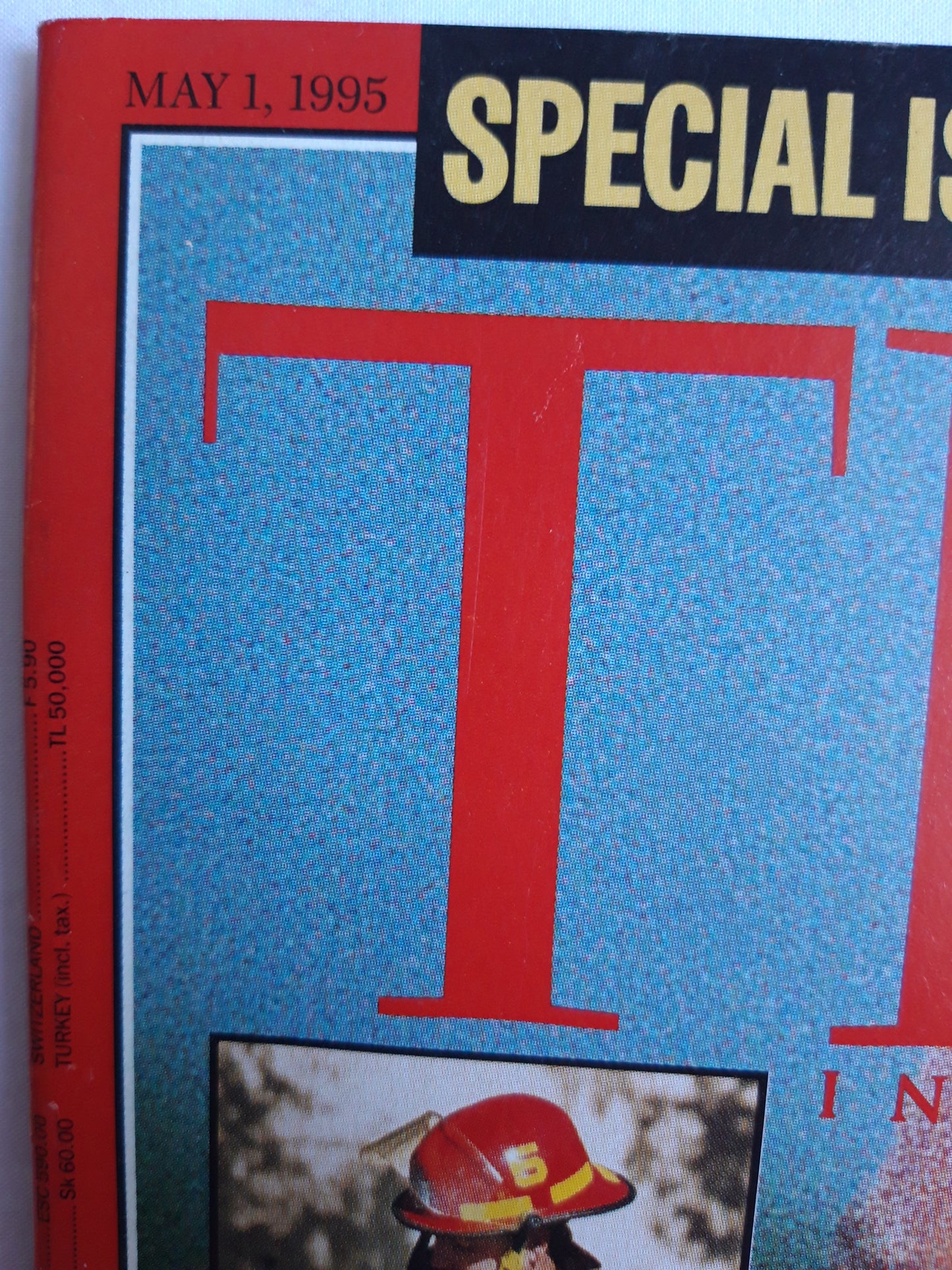 Time magazine The Face Of Terror Accused bomber Timothy McVeight Special Issue The Heartland Bombing 01.05.1995