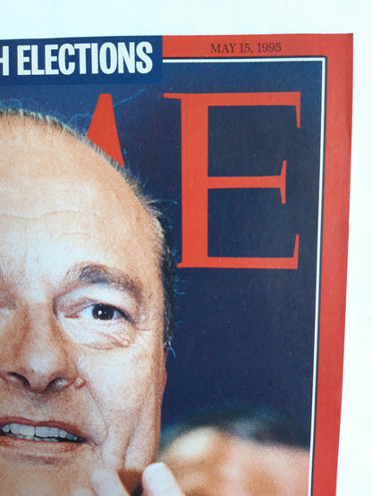 Time magazine Jacques Chirac President At Last The French Election 15.05.1995 Mai 1995
