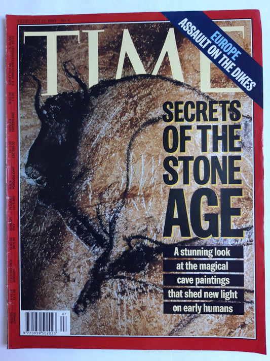 Time magazine Secrets Of The Stone Age Europe Assault on the Dikes  A stunning look at the magical cave painting that shed new light on earlyhumans 13.02.1995 Februar 1995 No.6