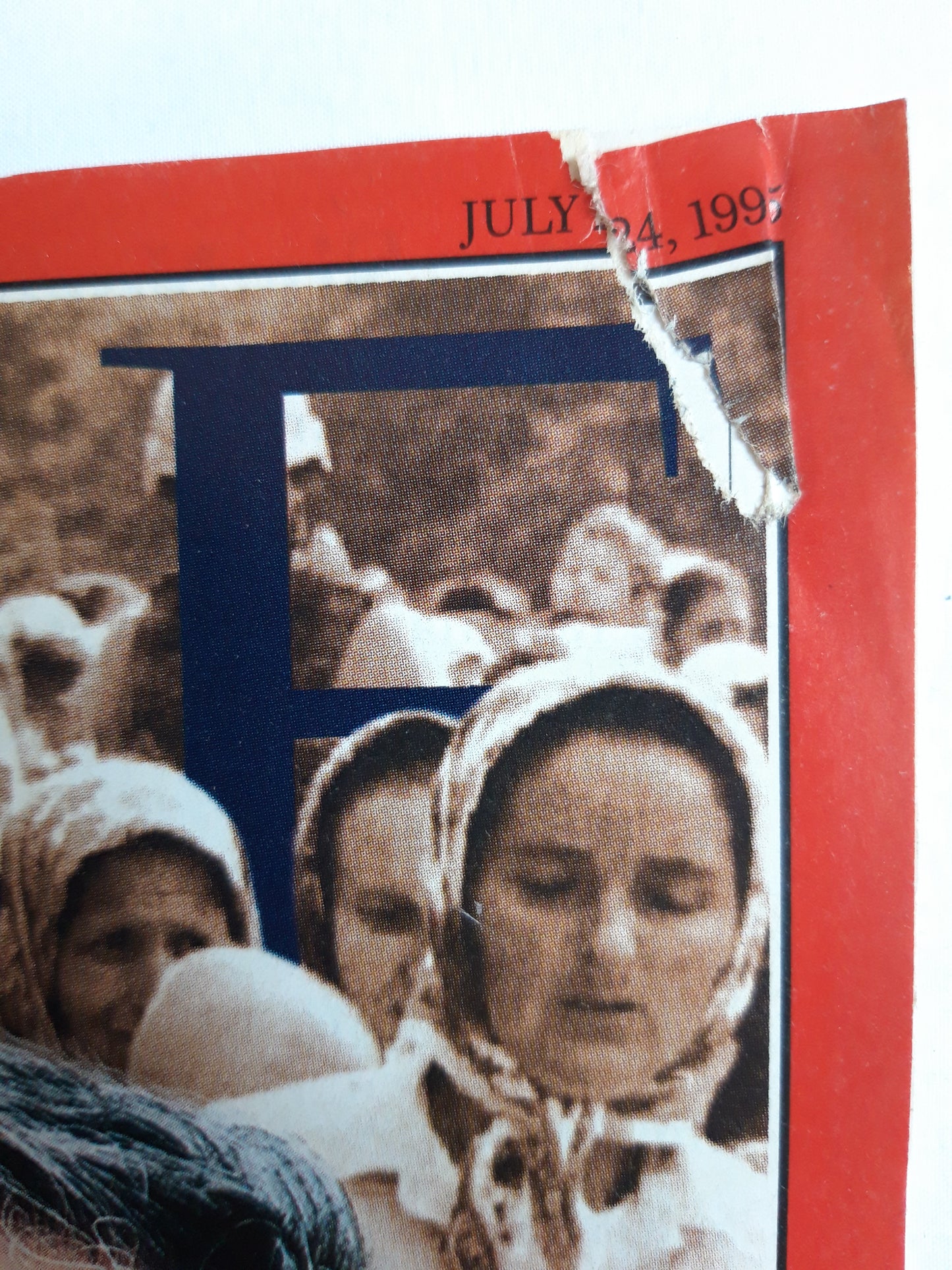 Time magazine At the Helm of Horror Ratko Mladic Bosnian Serb commander 24.07.1995 Juli 1995