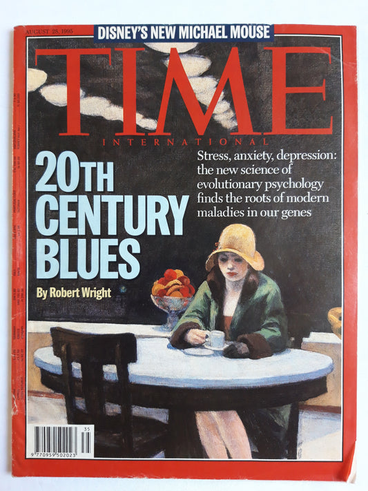 Time magazine 20th Century Blues Stress Anxiety depression modern maladies in our genes Disney´s new Michael Mouse 25.08.1995 August 1995