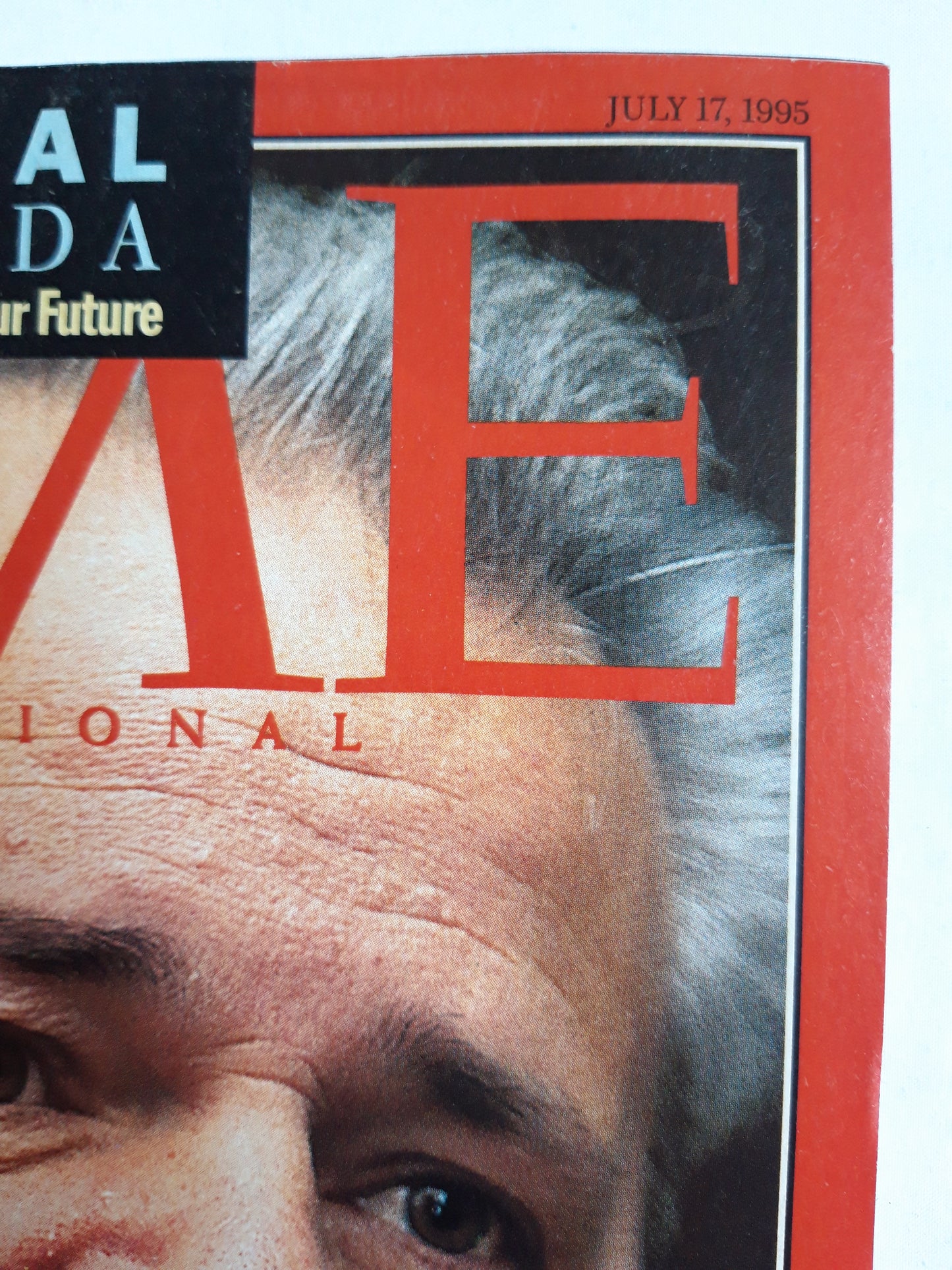 Time magazine Peace in Six Months Slobodan Milosevic Balkan deal Global Agenda Technology and Your Future 17.07.1995 Juli 1995