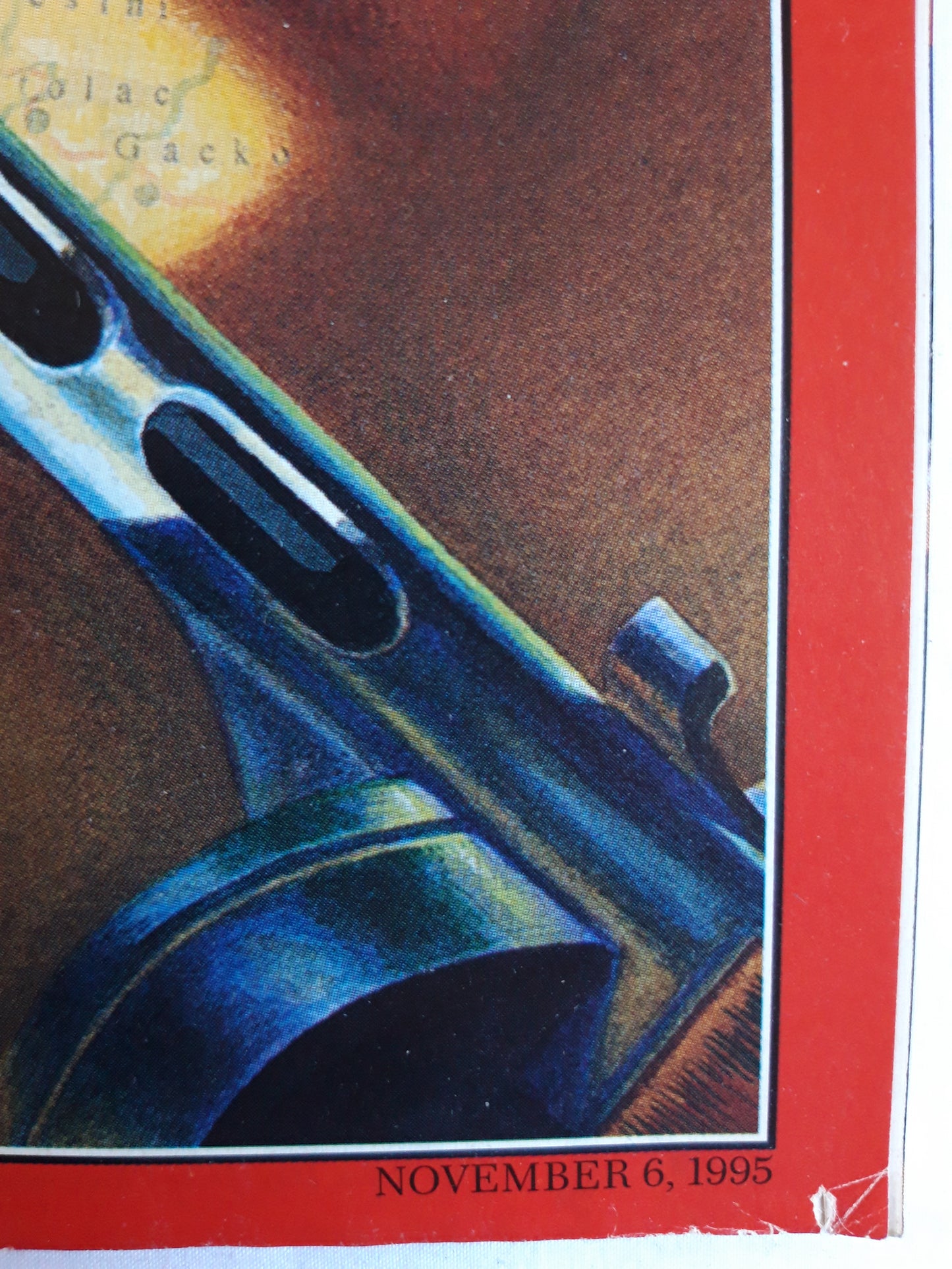 Time magazine Peace Now? Russia: Hanging on a heartbeat Castro Fidel takes Manhattan 06.11.1995 November 1995