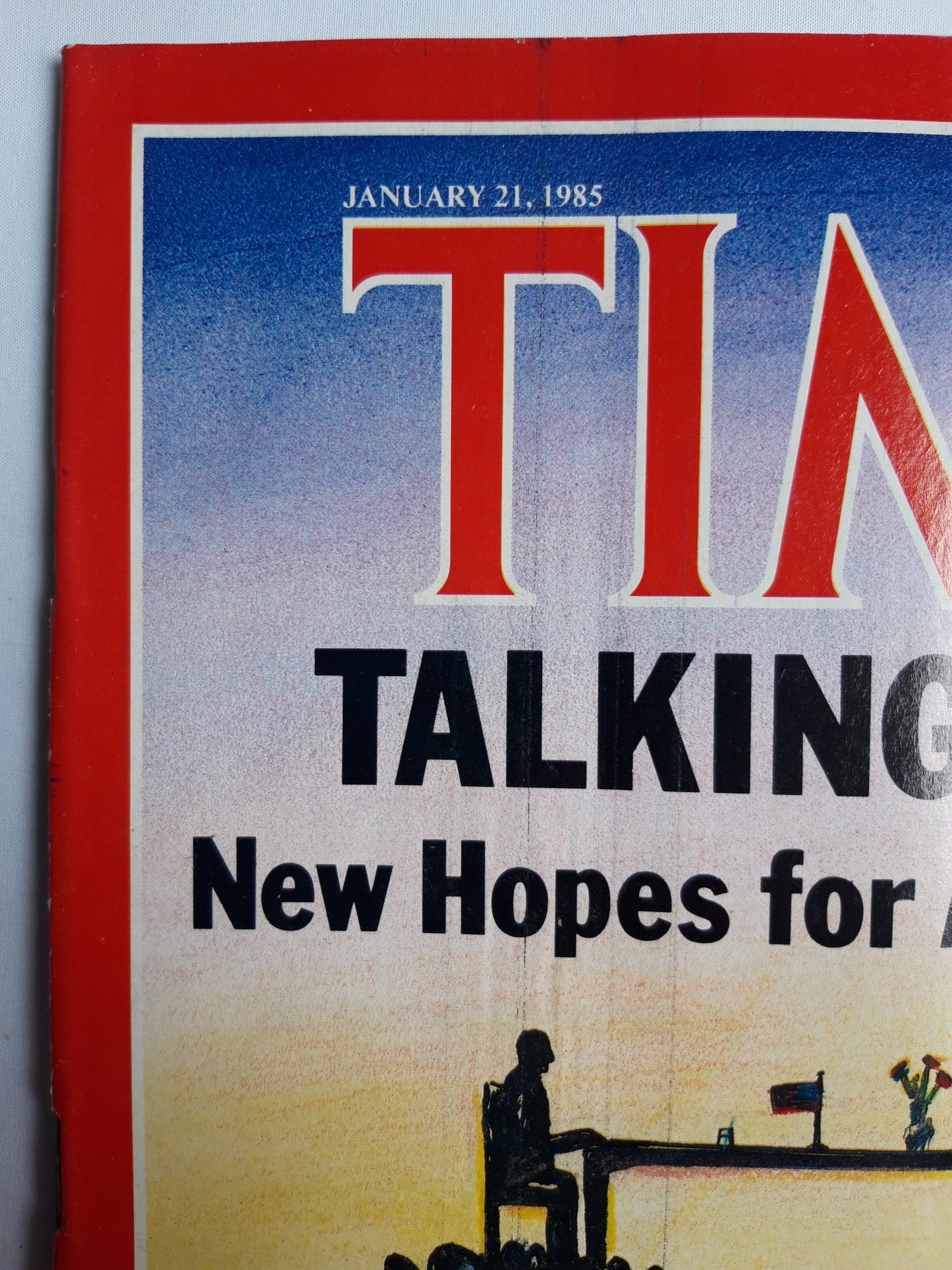 Time magazine Talking Again New Hopes for Arms Control Europe`s Economy The Outlook Brightens 21.01.1985 Januar 1985 No.3