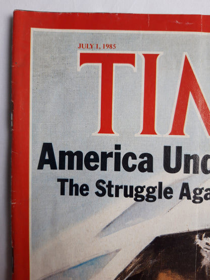 Time magazine America Under the Gun The Struggle Against Terrorism The Sound Of Glass A Master of Modern Opera 01.07.1985 Juli 1985 No.26