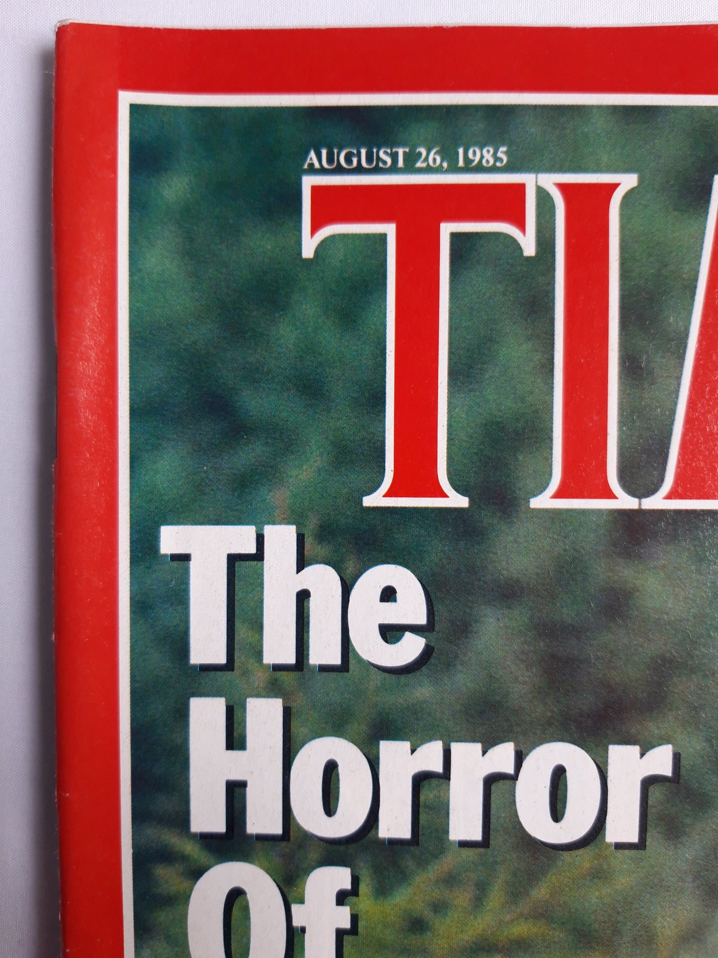 Time magazine The Horror Of JAL 123 Botha´s Message Don´t Push Us Too Far 26.08.1985 August 1985 No.34