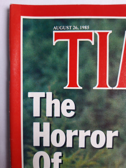 Time magazine The Horror Of JAL 123 Botha´s Message Don´t Push Us Too Far 26.08.1985 August 1985 No.34