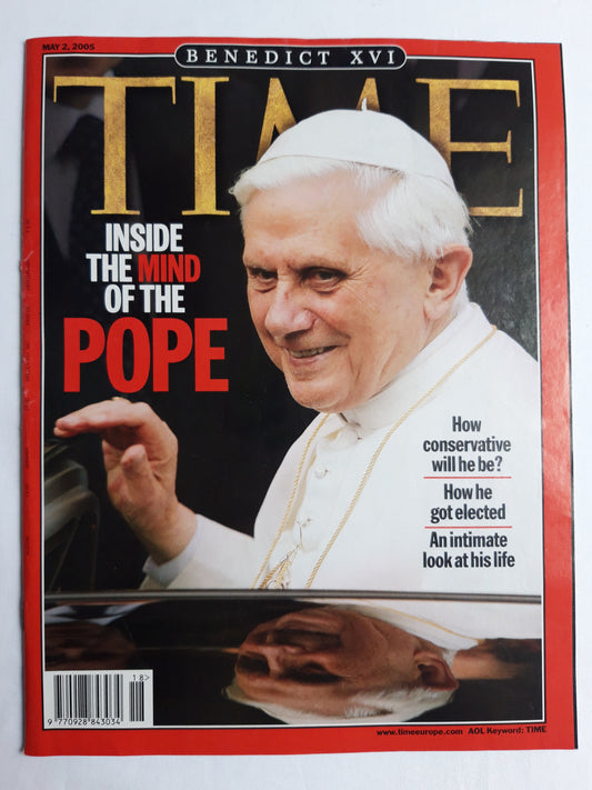 Time magazine Inside the mind of the Pope Benedict XVI 02.05.2005 Mai 2005