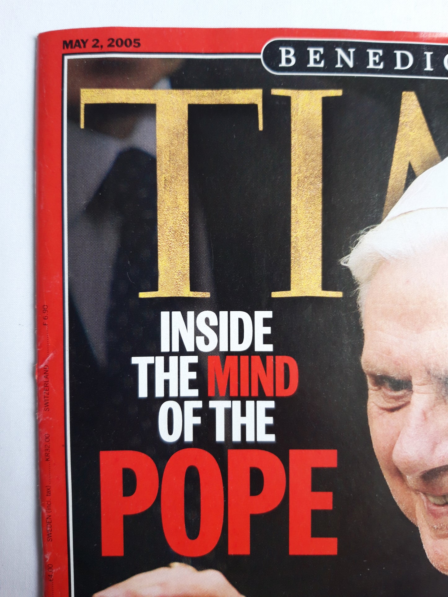 Time magazine Inside the mind of the Pope Benedict XVI 02.05.2005 Mai 2005