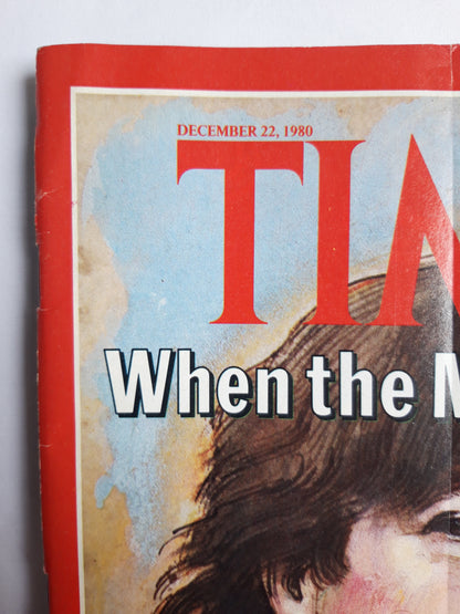 Time magazine When the Music Died John Lennon Poland The Test of Wills 22.12.1980 Dezember 1980