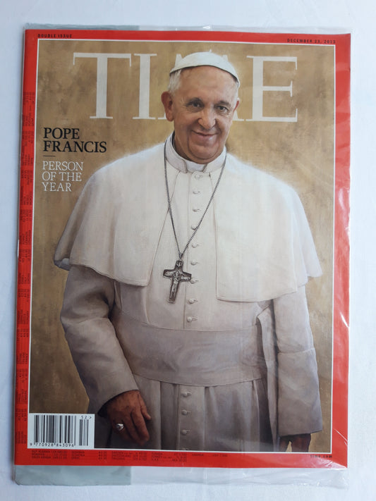 Time magazine Pope Francis Perso of the year 23.12.2013 Dezember 2013 OVP Original verpackt
