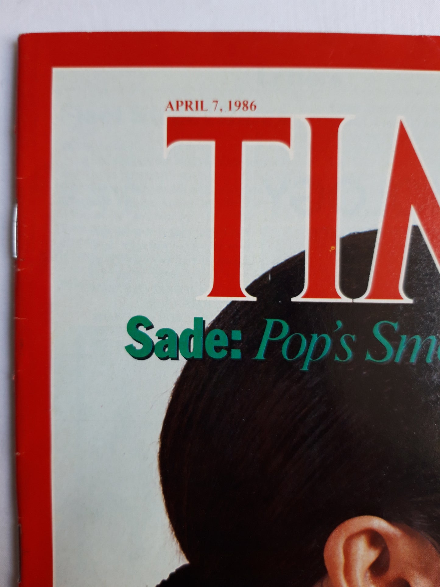 Time magazine Sade Pop`s Smooth Operator Going After Gaddafi 07.04.1986 April 1986