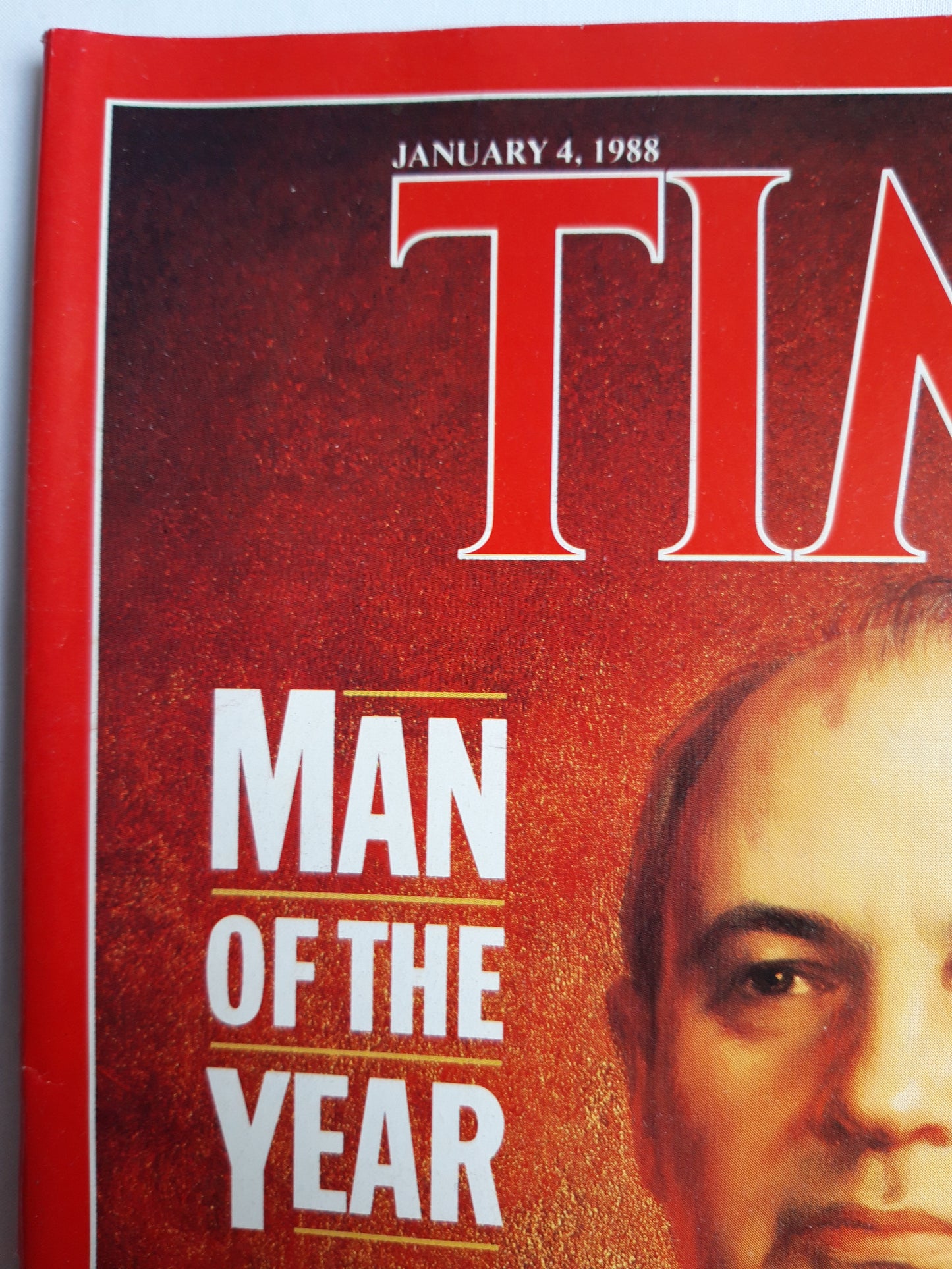 Time magazine Man of the Year The Education Of Mikhail Sergeyevich Gorbachev 04.01.1988 Januar 1988 No.1