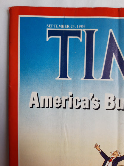 Time magazine America`s Buoyant Mood South Africa 24.09.1984 September 1984 No.39