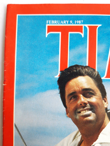 Time magazine Going For It America`s Cup Dennis Conner Outlook in Europe More Growth 09.02.1987 Februar 1987 No.6