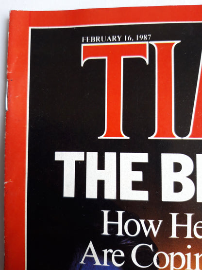 Time magazine The Big Chill How Heterosexuals Are Coping with AIDS Lebanon Gunboat Diplomacy 16.02.1987 Februar 1987 No.7