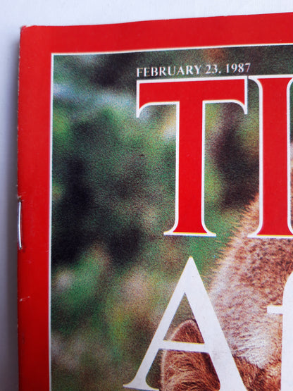 Time magazine Africa An Essay Putting the Cuffs on Wall St. 23.02.1987 Februar 1987 No.8