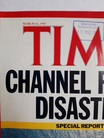 Time magazine Channel Ferry Disaster Special Report Starting Over 16.03.1987 März 1987 No.11