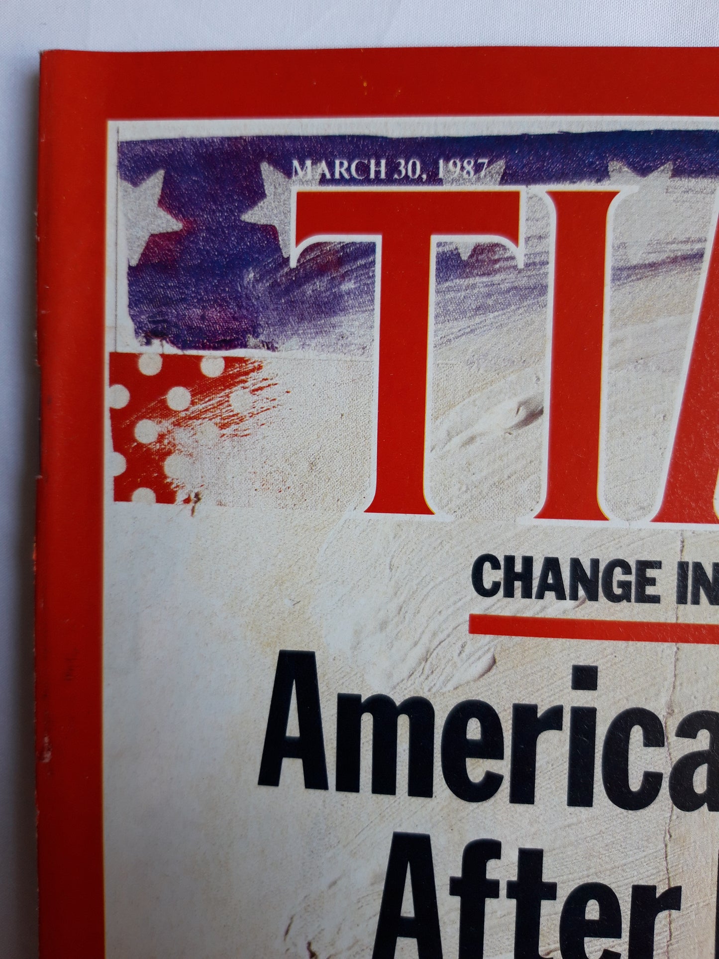 Time magazine Change in the weather America`s Agenda After Reagan Britain Elections in The Air 30.03.1987 März 1987 No.13