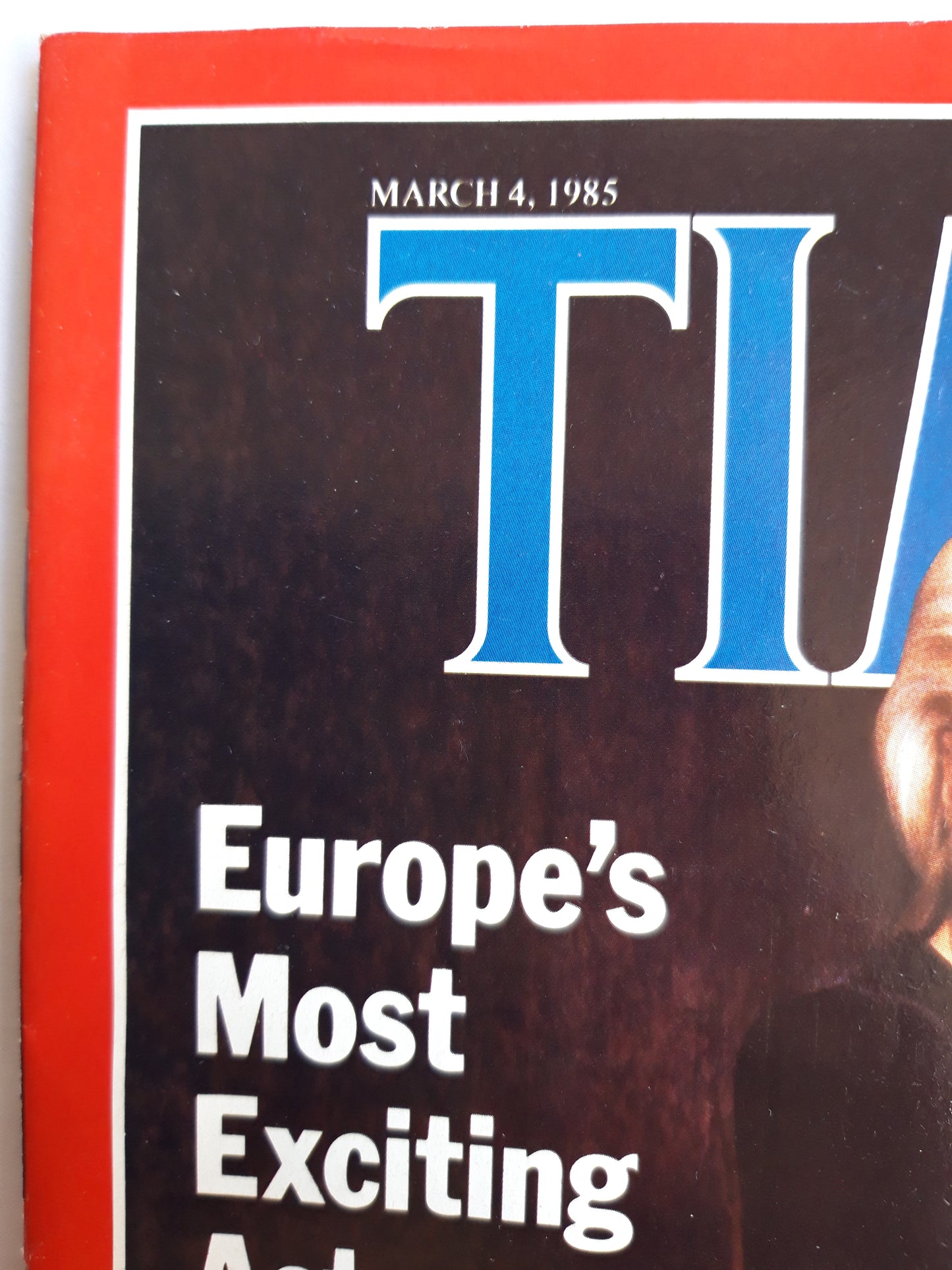 Time magazine Europe`s Most Exciting Actress Hanna Schygulla Tatcher in the U.S. 04.03.1985 März 1985 No.9