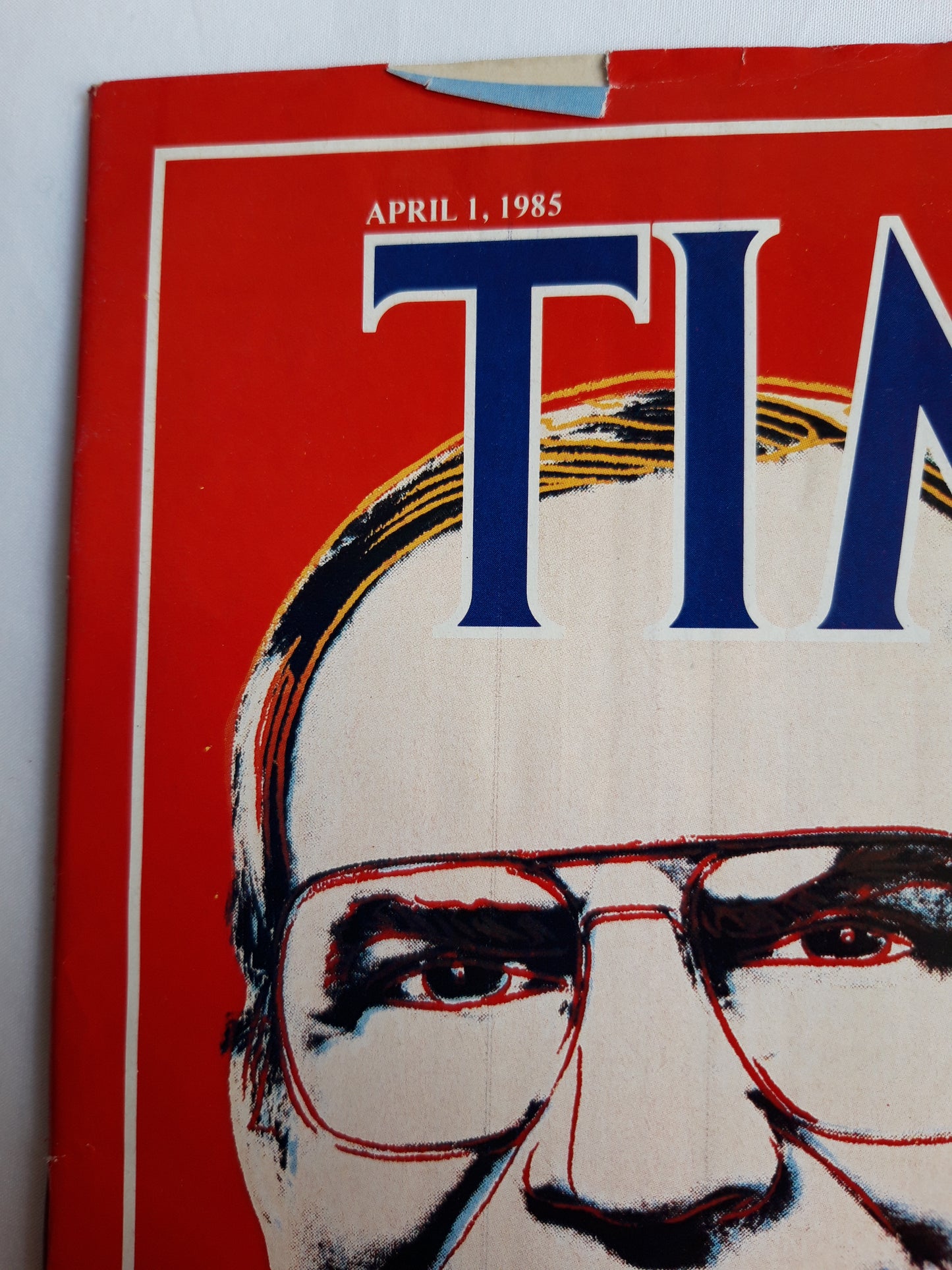 Time magazine I Gotta Tell Ya When He Talks, America Listens Chrysler`s Lee Iacocca World Cup Switzerland`s Sizzling Skiers 01.04.1985 April 1985 No.13
