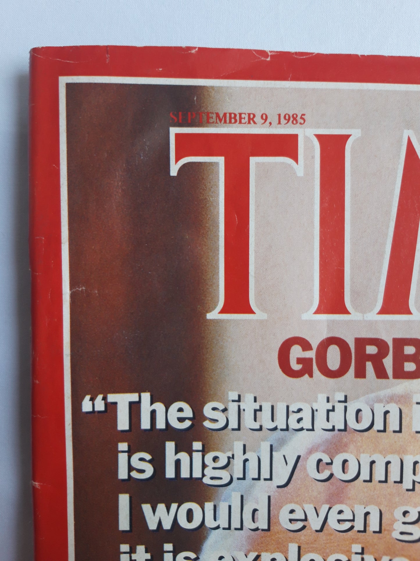 Time magazine Mikhail Gorbachev 09.09.1985 September 1985 No.36