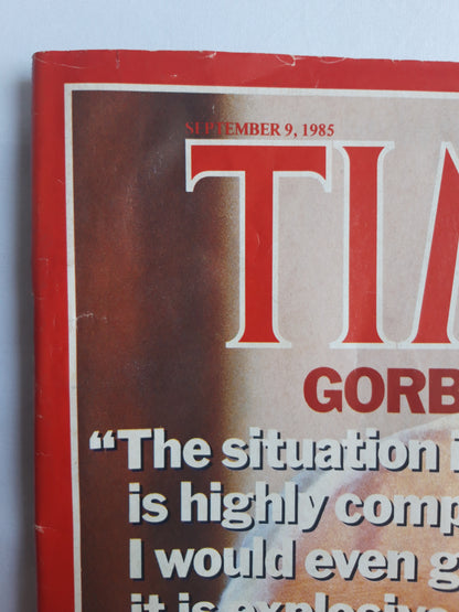Time magazine Mikhail Gorbachev 09.09.1985 September 1985 No.36