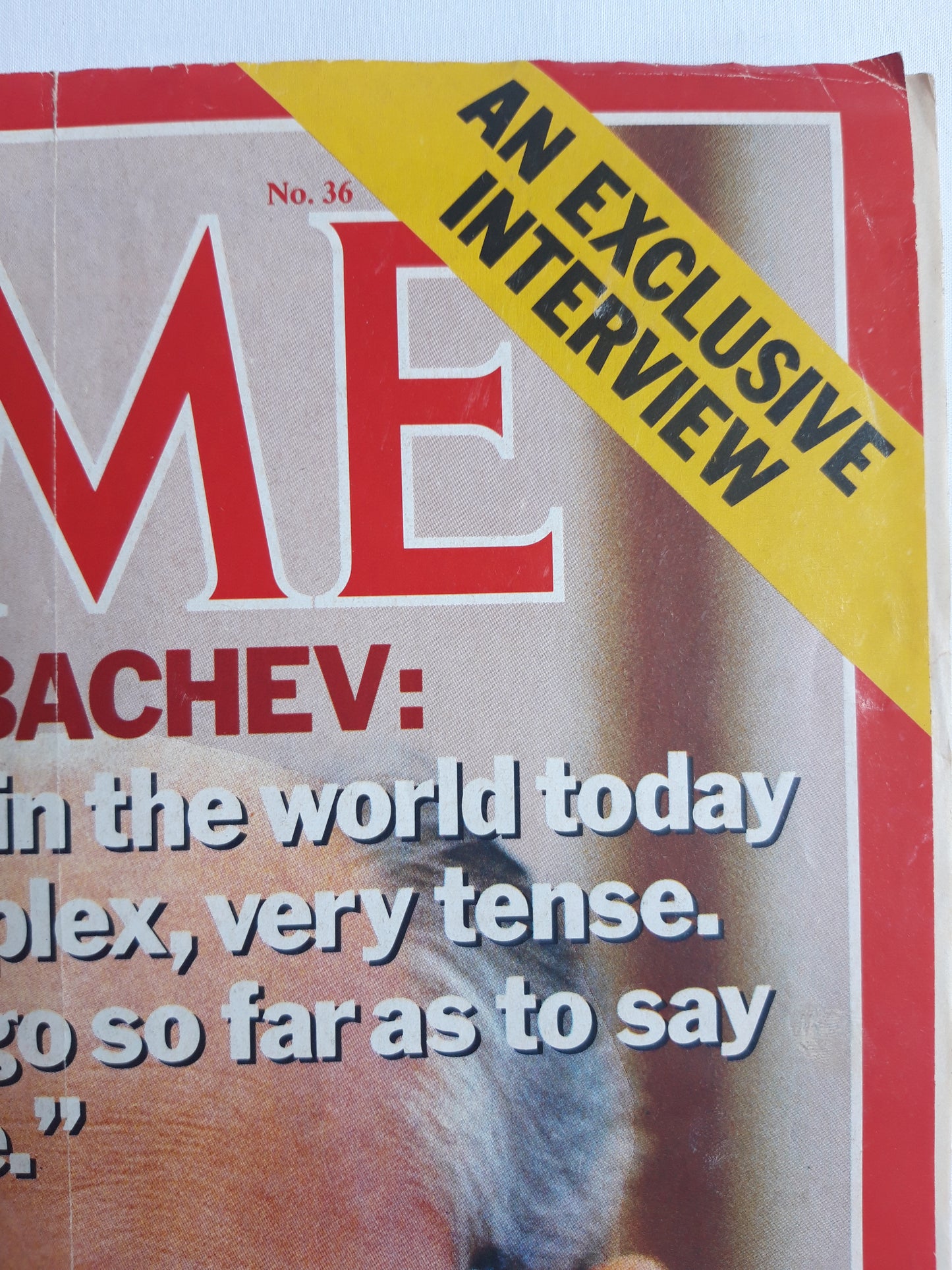 Time magazine Mikhail Gorbachev 09.09.1985 September 1985 No.36