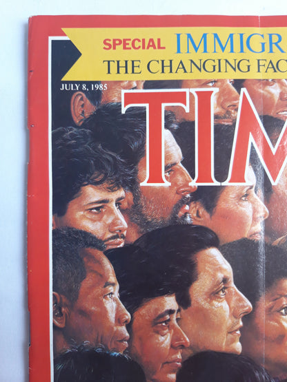 Time magazine Special Immigrants Issue The Changing Face of America 08.07.1985 Juli 1985 No.27