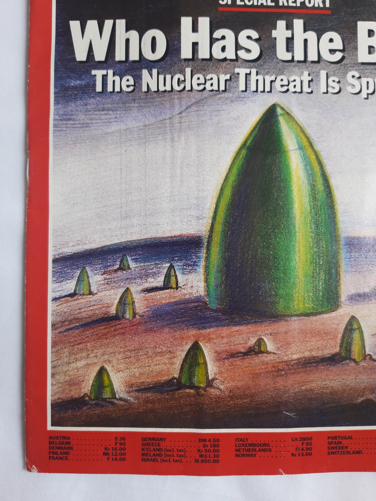 Time magazine Who has the Bomb The Nuclear Threat I Spreading Anger and Mayhem Uproar in Israel Violence in Beirut 03.06.1985 03. Juni 1985 No.22