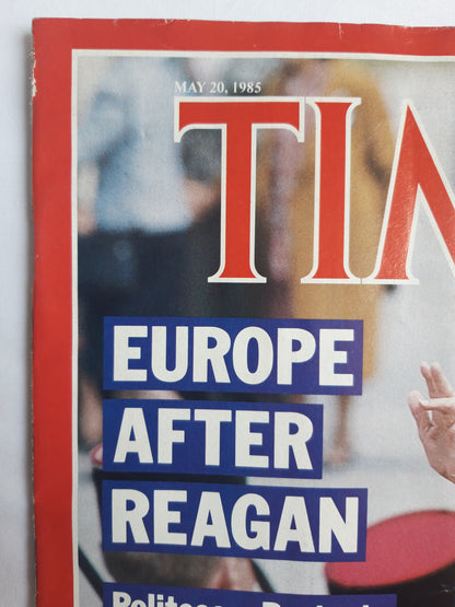 Time magazine Europe Arfer Ronald Reagan Cocktails `85 20.05.1985 Mai 1985 No.20