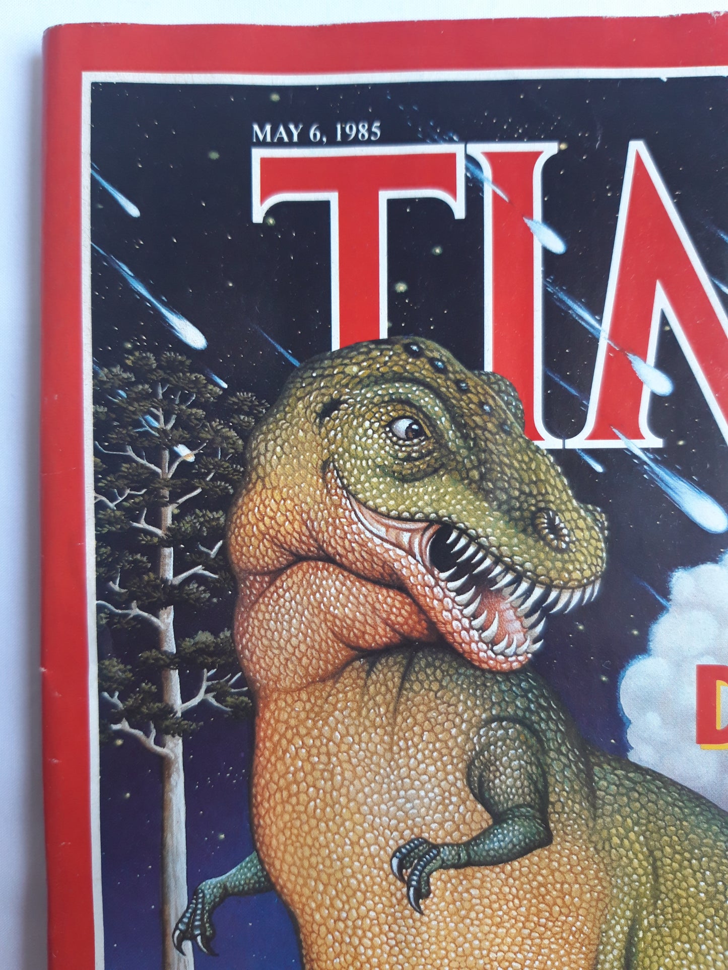 Time magazine Did Comets Kill The Dinosaurs? A New Theory About Mass Extinctions Ronald Reagan´s Worries From Nicaragua To Bitburg 06.05.1985 Mai 1985 No.18