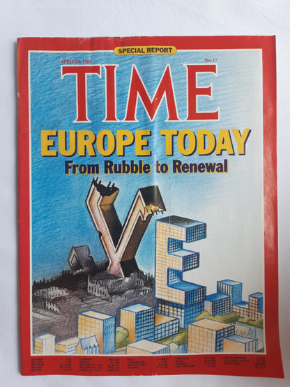 Time magazine Europe Today From Rubble to Renewal 29.04.1985 29. April 1985 No.17