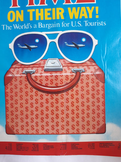 Time magazine On their Way! The World`s Bargain for U.S. Tourists The Summit 22.04.1985 April 1985 No.16