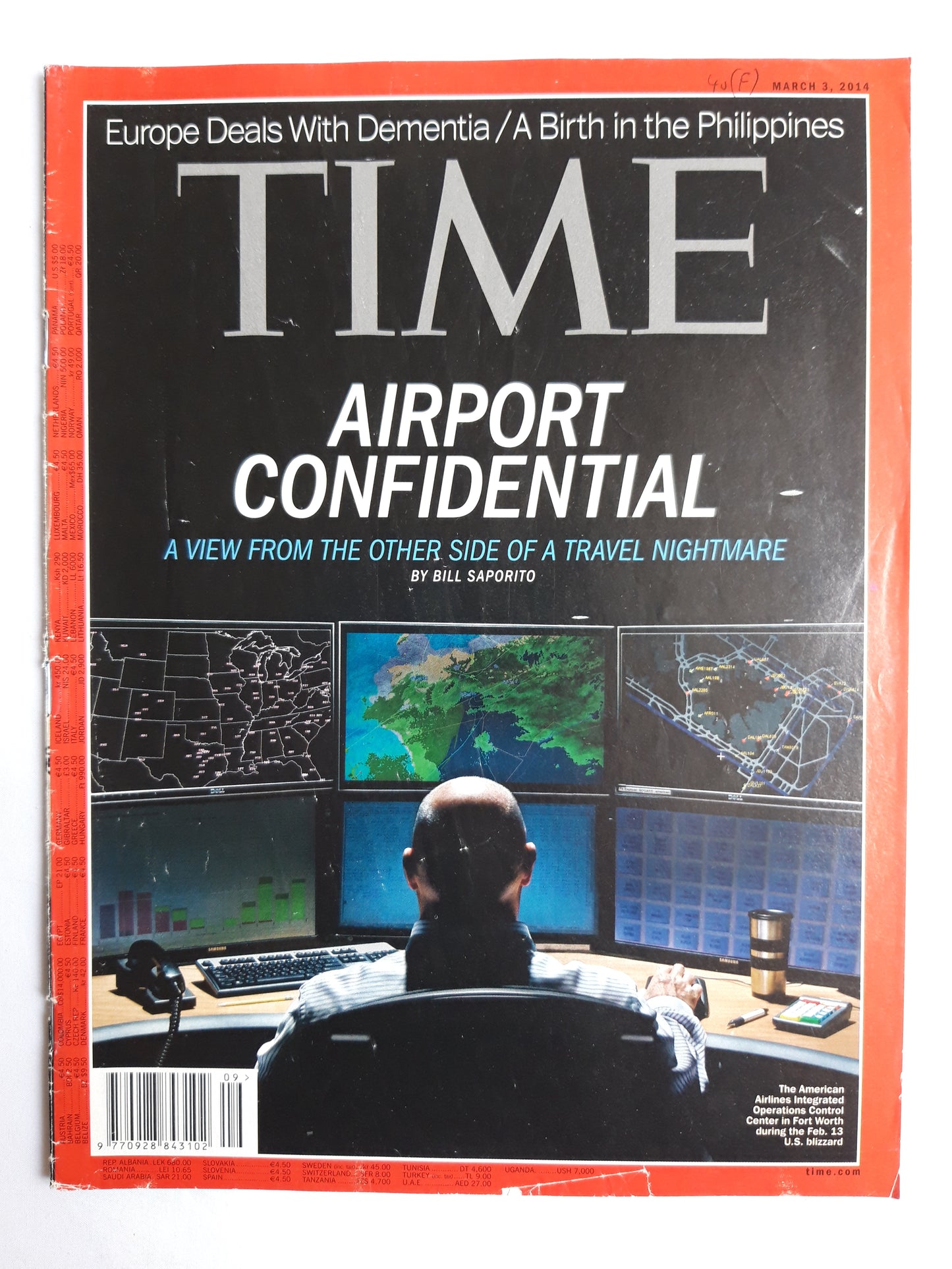 Time magazine Airoport Confidential A view from the other side of a travel nightmare 03.03.2014 März 2014